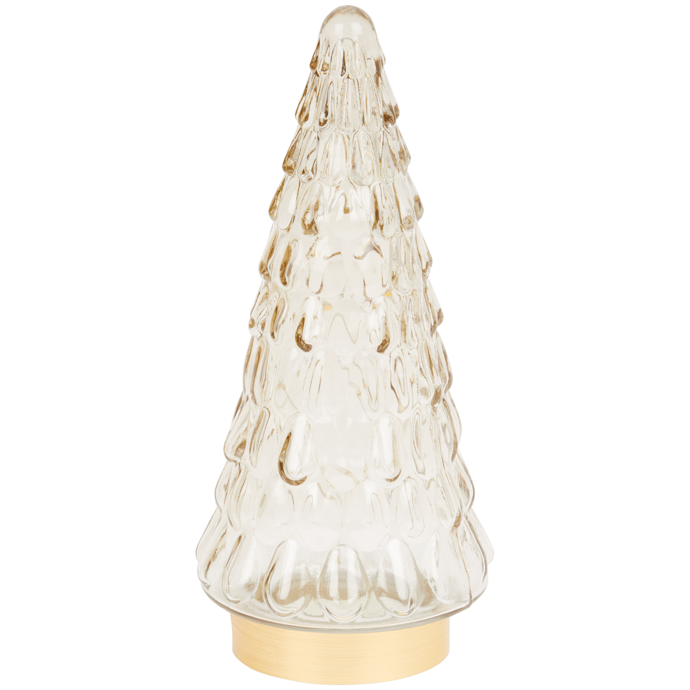 Sapin en verre avec LED