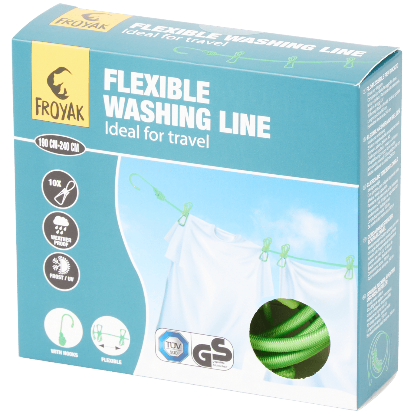 Froyak Flexible Wäscheleine