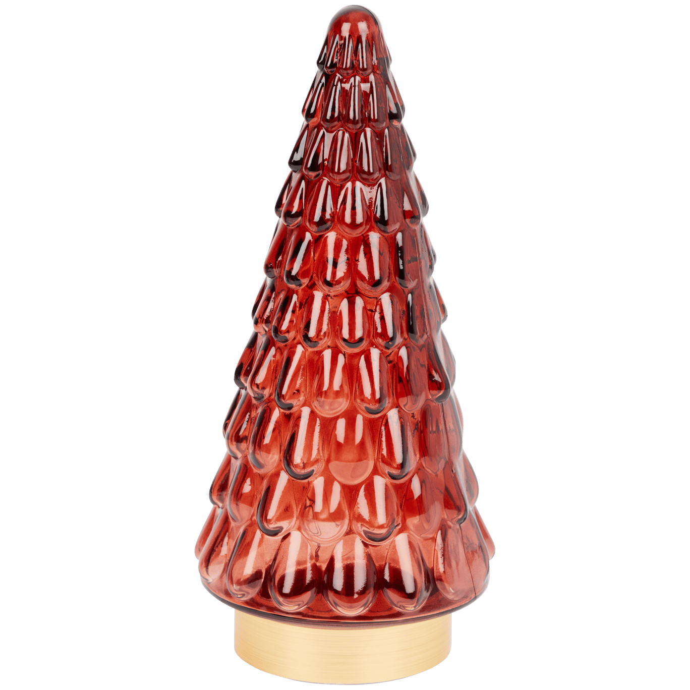 Weihnachtsbaum aus Glas mit Beleuchtung