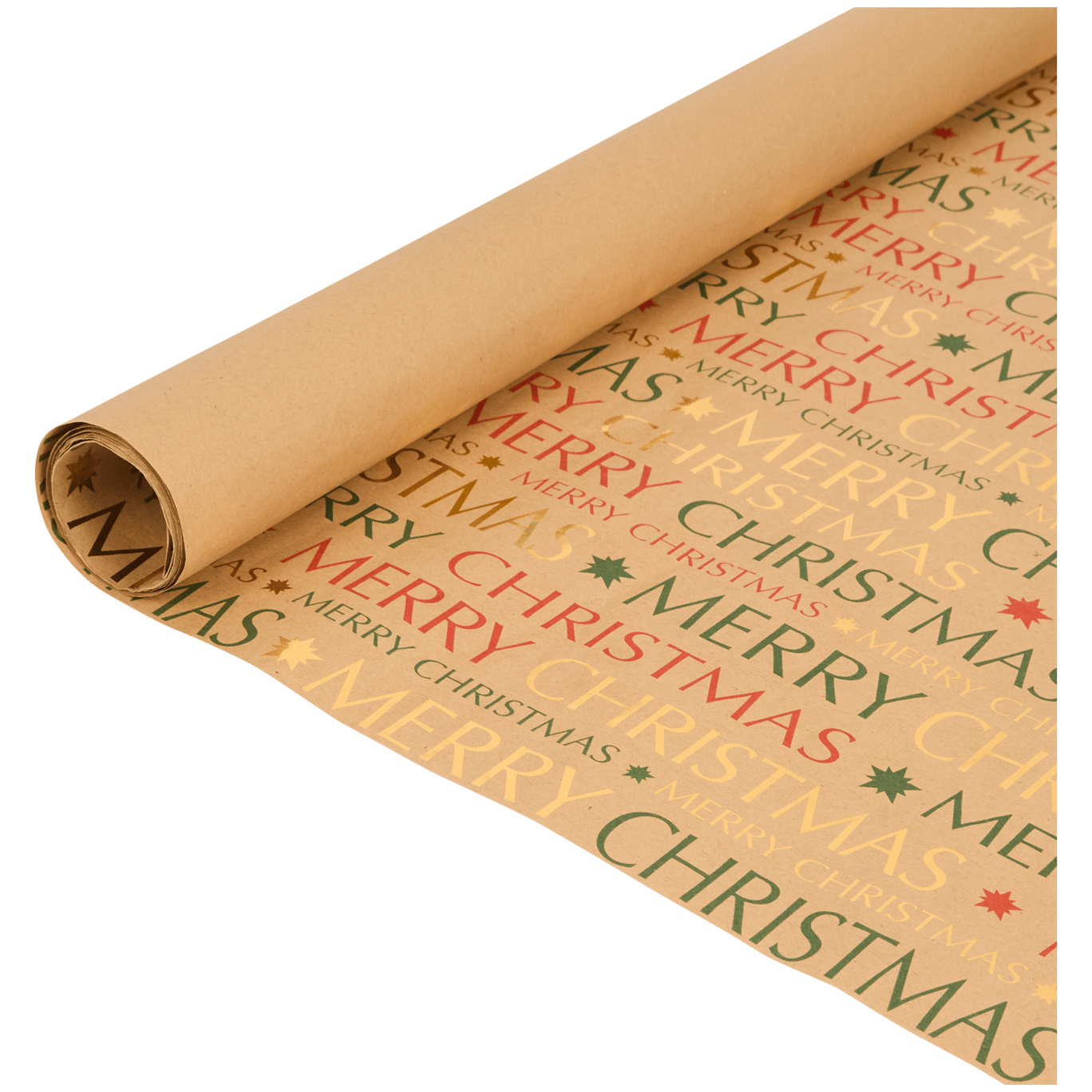 Weihnachtliches Kraft-Geschenkpapier