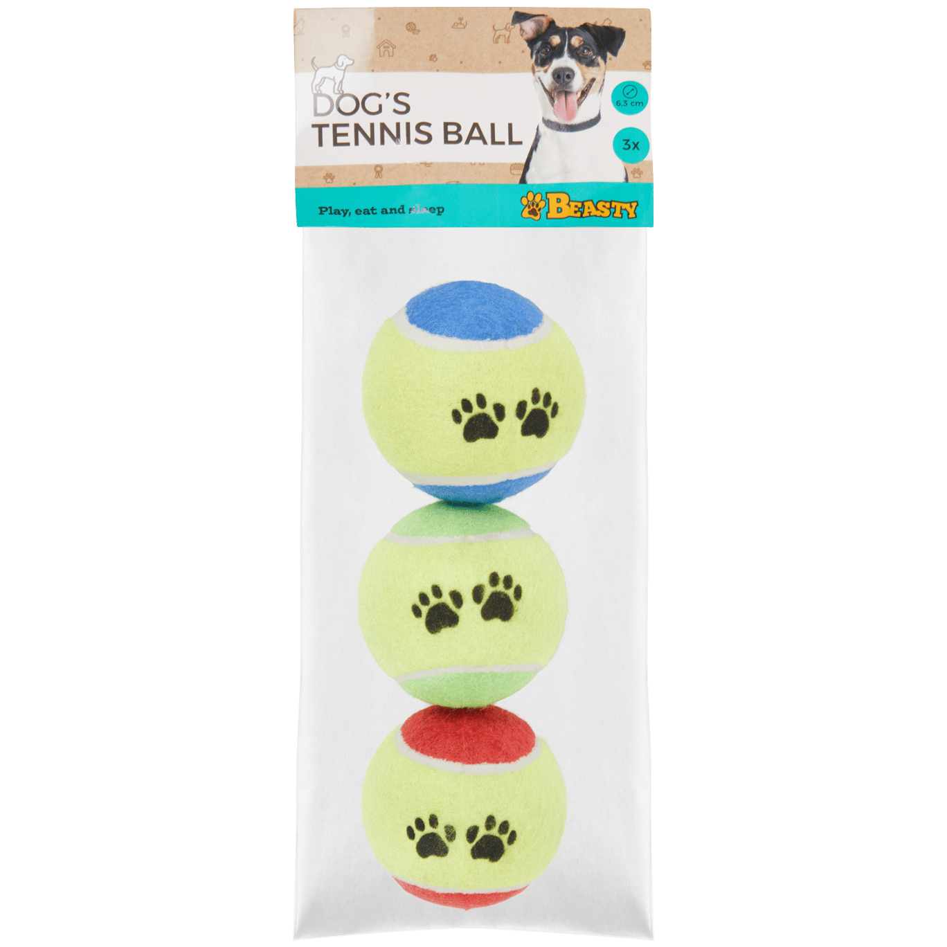 Beasty tennisballen voor honden