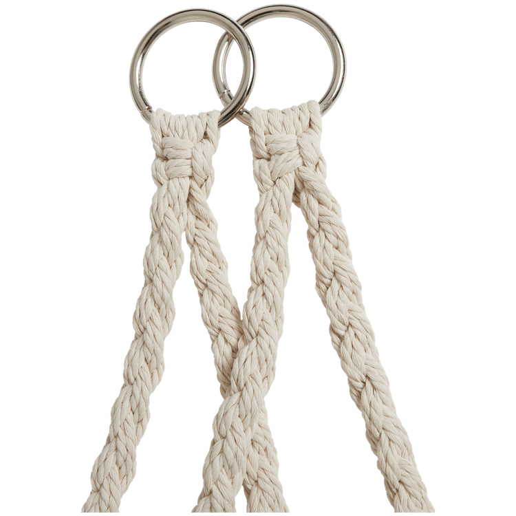 Macramé hangstoel