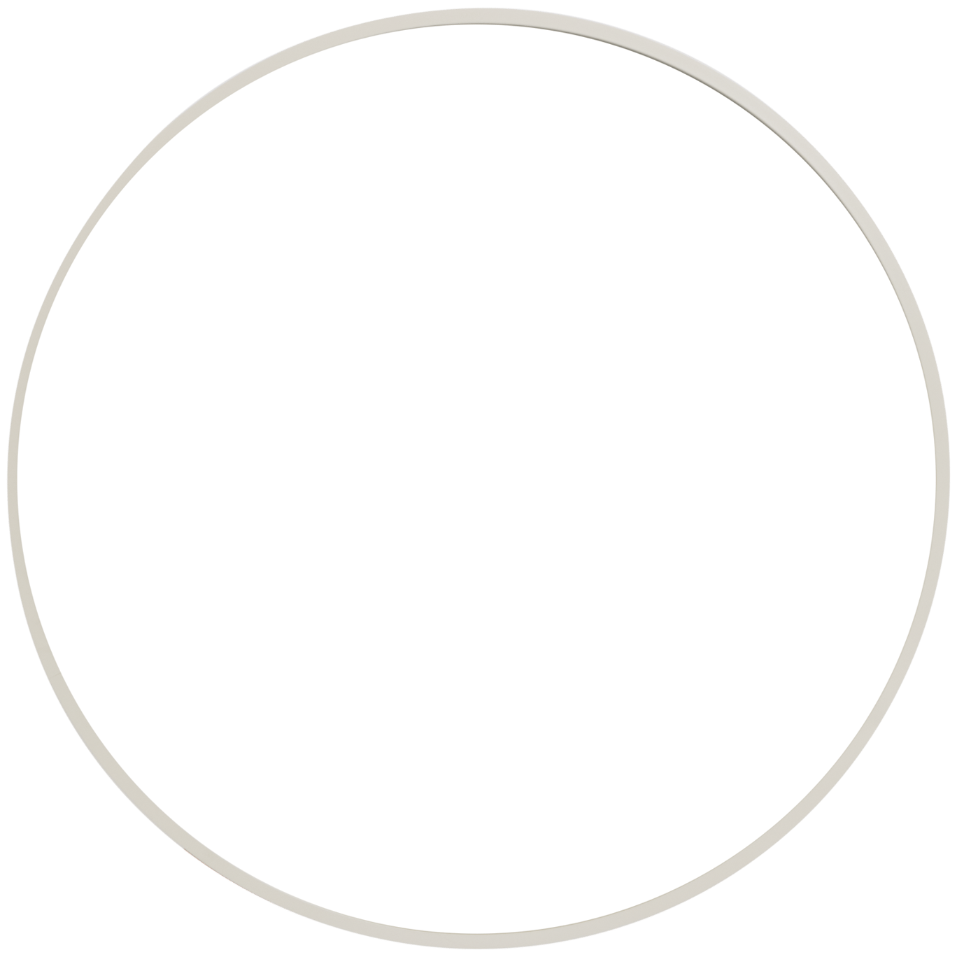 Miroir rond suspendu