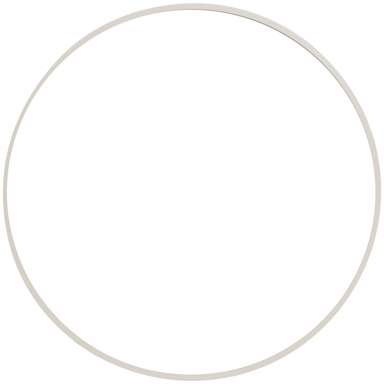 Miroir rond suspendu