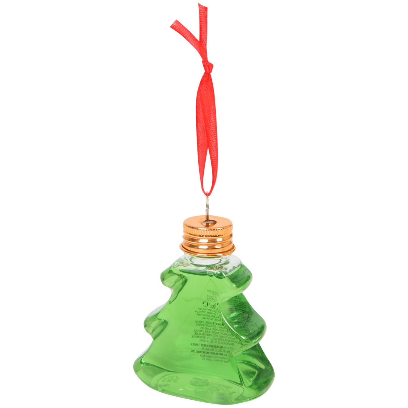 Colgante navideño de gel de ducha