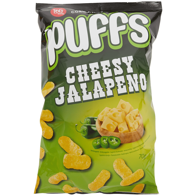 Ted's Favorites Puffs Cheesy Jalapeño