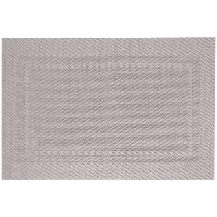 BWK Flexibele Ronde Placemat - Wit met Zwart Vogeltje in de Boom - Set van 4 Placemats