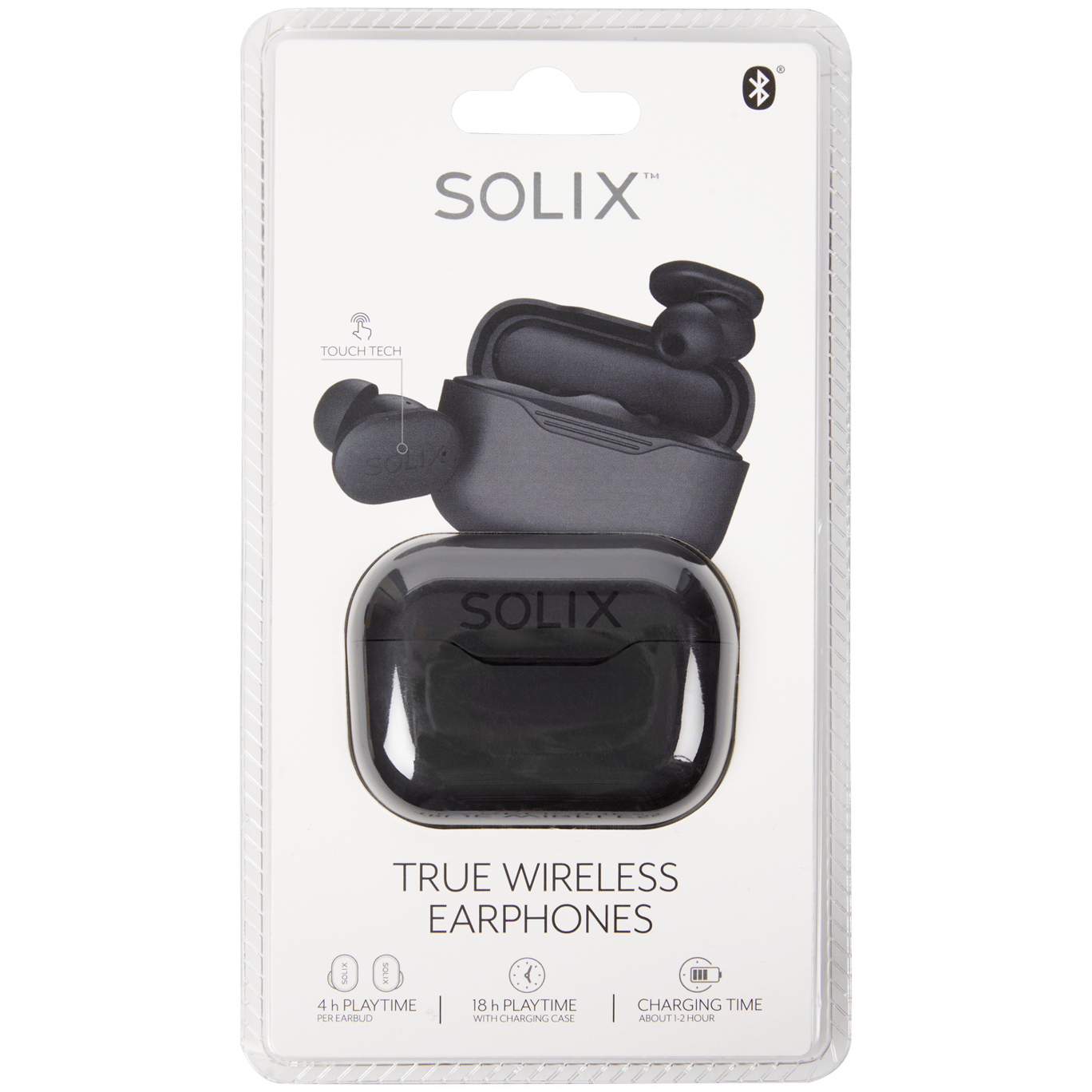 Bezdrátová sluchátka do uší Solix