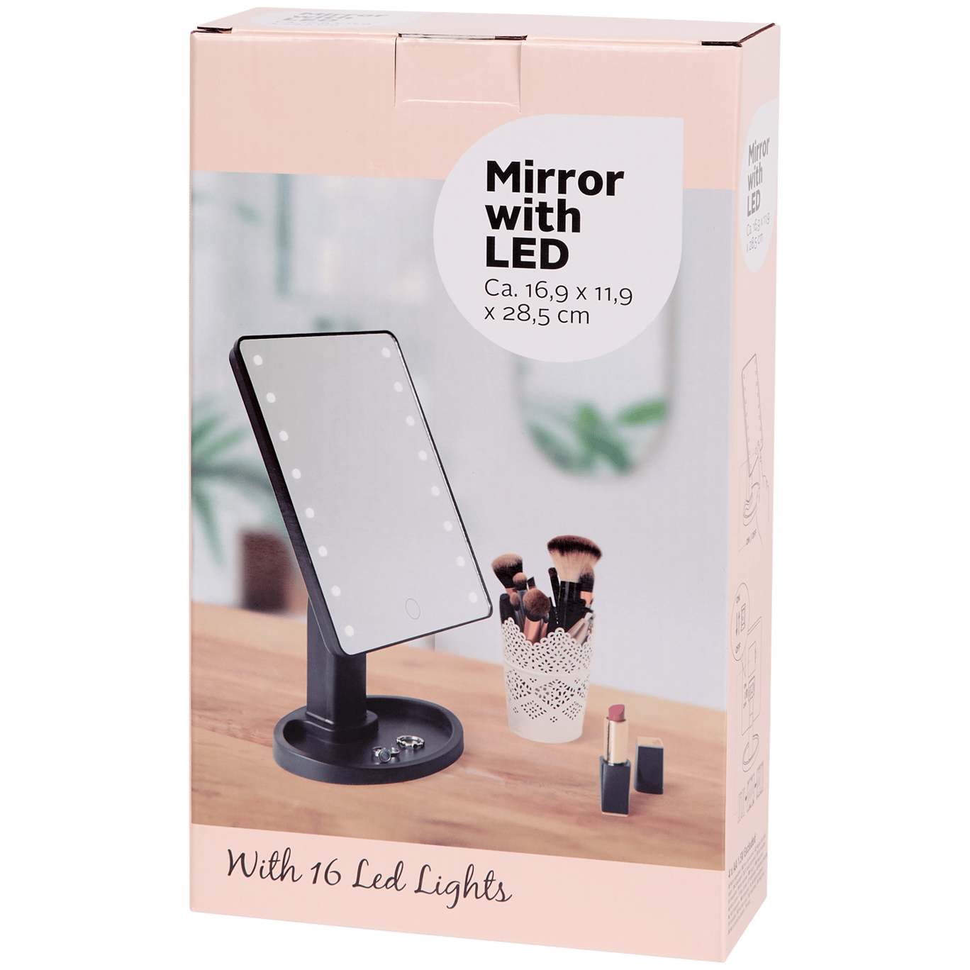 Miroir de maquillage LED