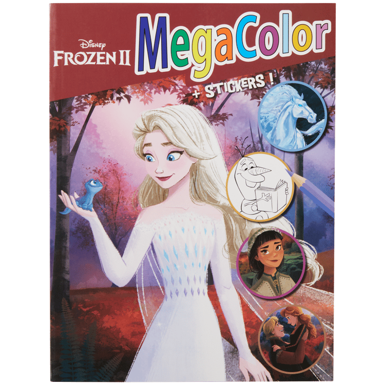 Disney MegaColor Mal- und Stickerbuch