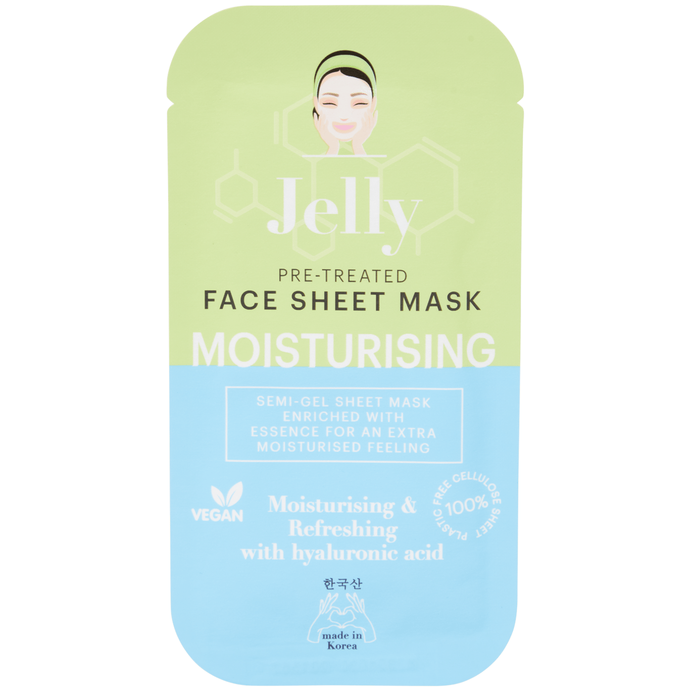 Maschera viso in tessuto