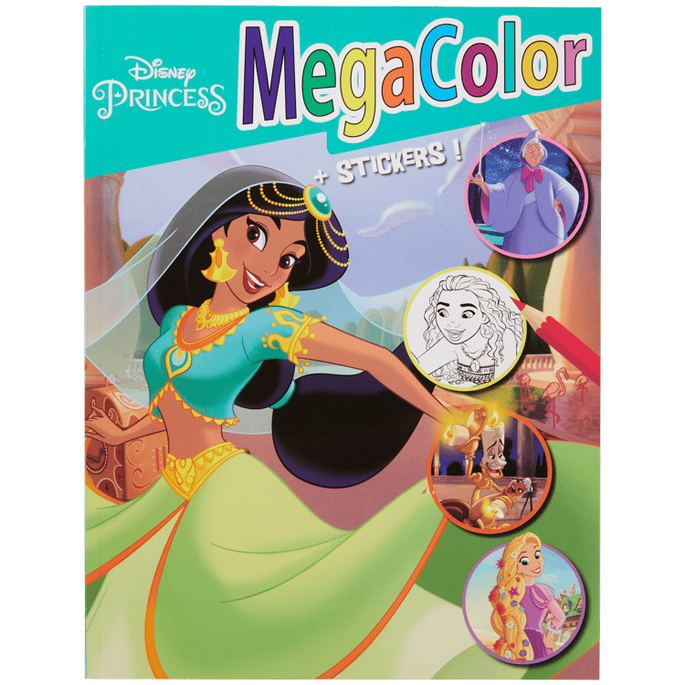 Maľovanka s nálepkami MegaColor Disney
