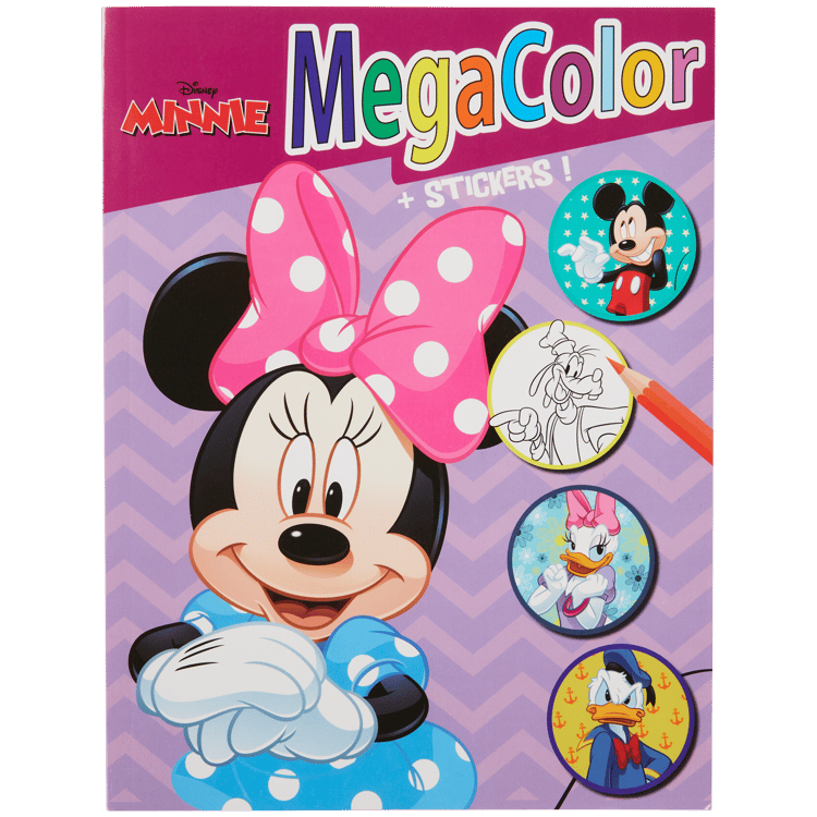 Disney MegaColor Mal- und Stickerbuch