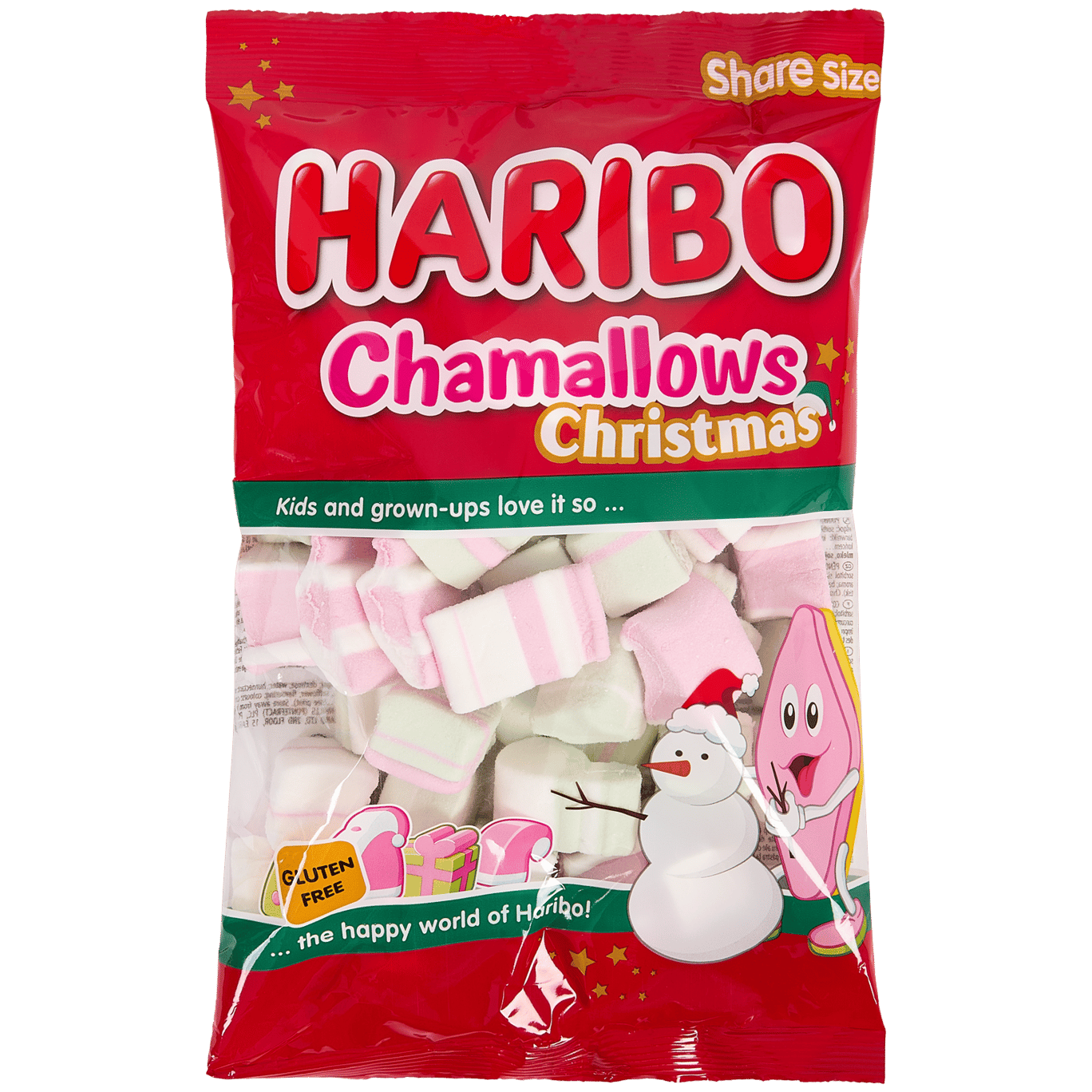 Vianočné marshmallows Haribo Chamallows Christmas