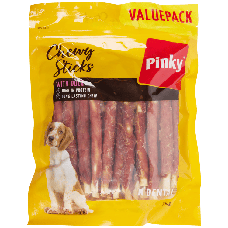 Snacks para cães Pinky Chewy Sticks