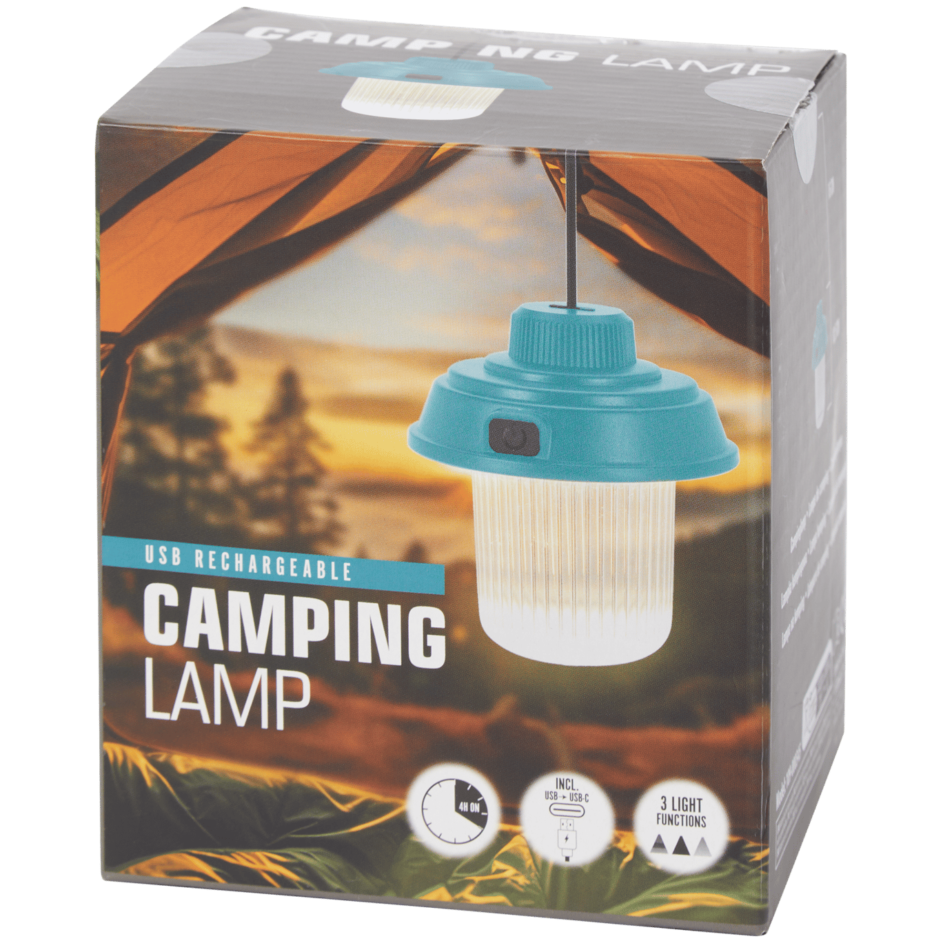 Lámpara de camping recargable
