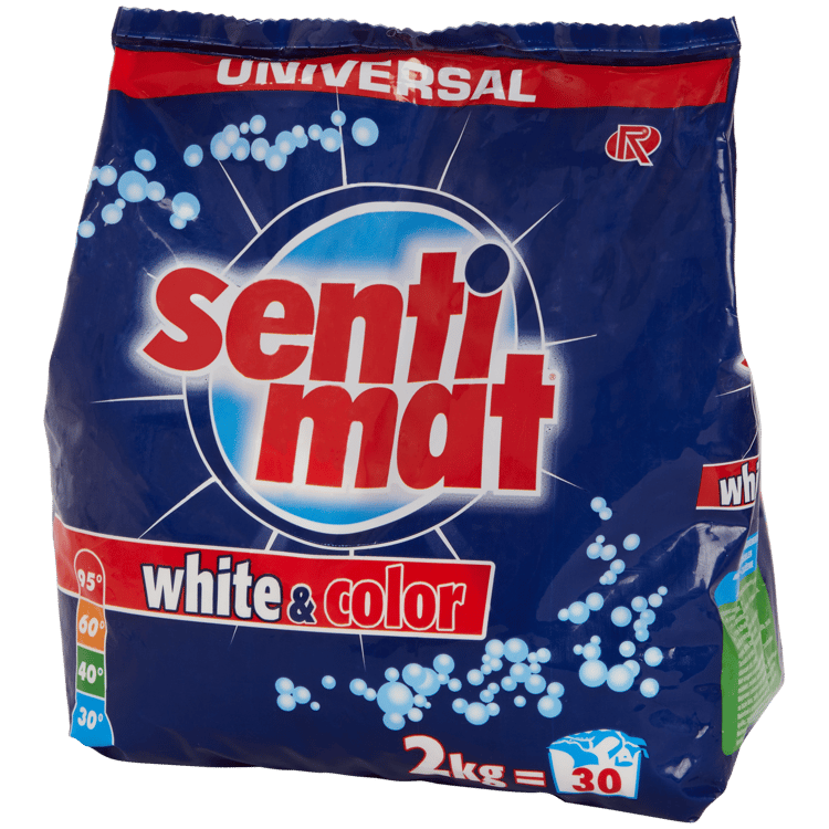 Prací prášek Sentimat Universal White & Color