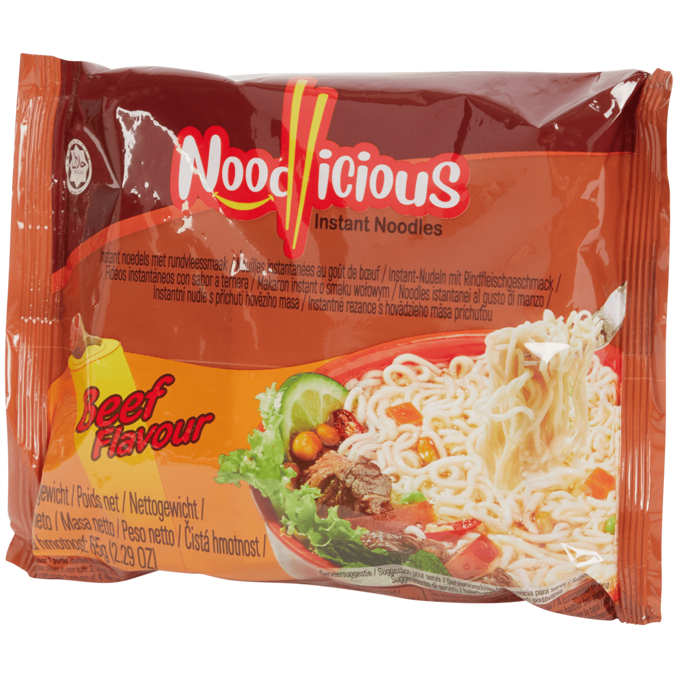 Noodlicious Instant-Nudeln Rind