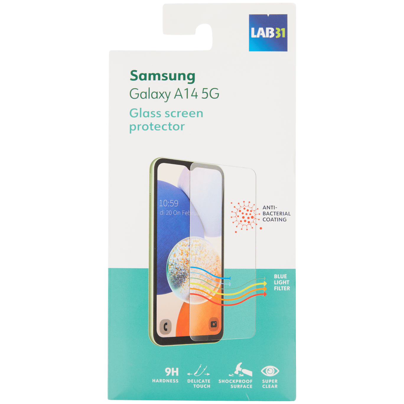 Protection d'écran anti lumière bleue adaptée au Samsung Galaxy A33 5G -  Geen glazen