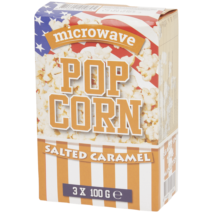 Mikrowellen-Popcorn Salted Caramel