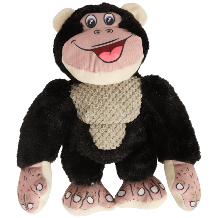 Peluche per cani a forma di gorilla