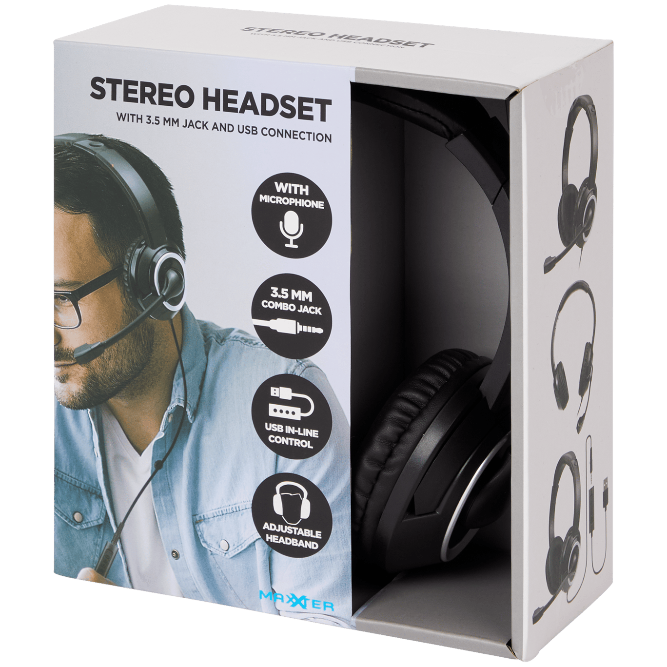 Słuchawki stereo Maxxter