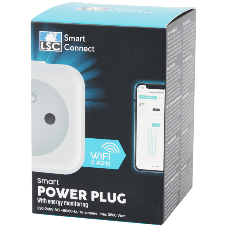 LSC Smart Connect slimme stekker met energiemonitor