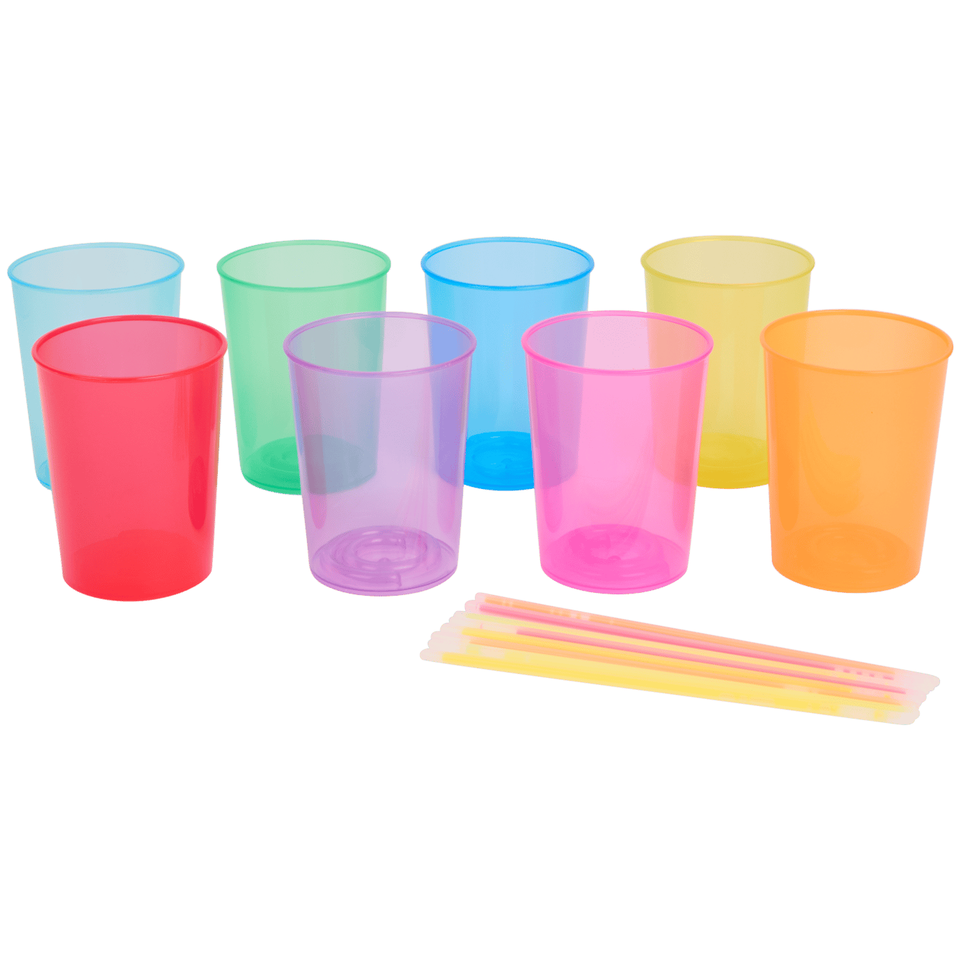 Vasos de fiesta fosforescentes