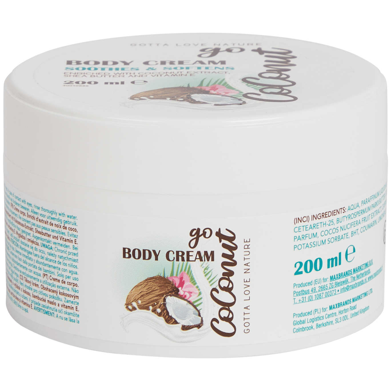 Crema corporal Coconut Care