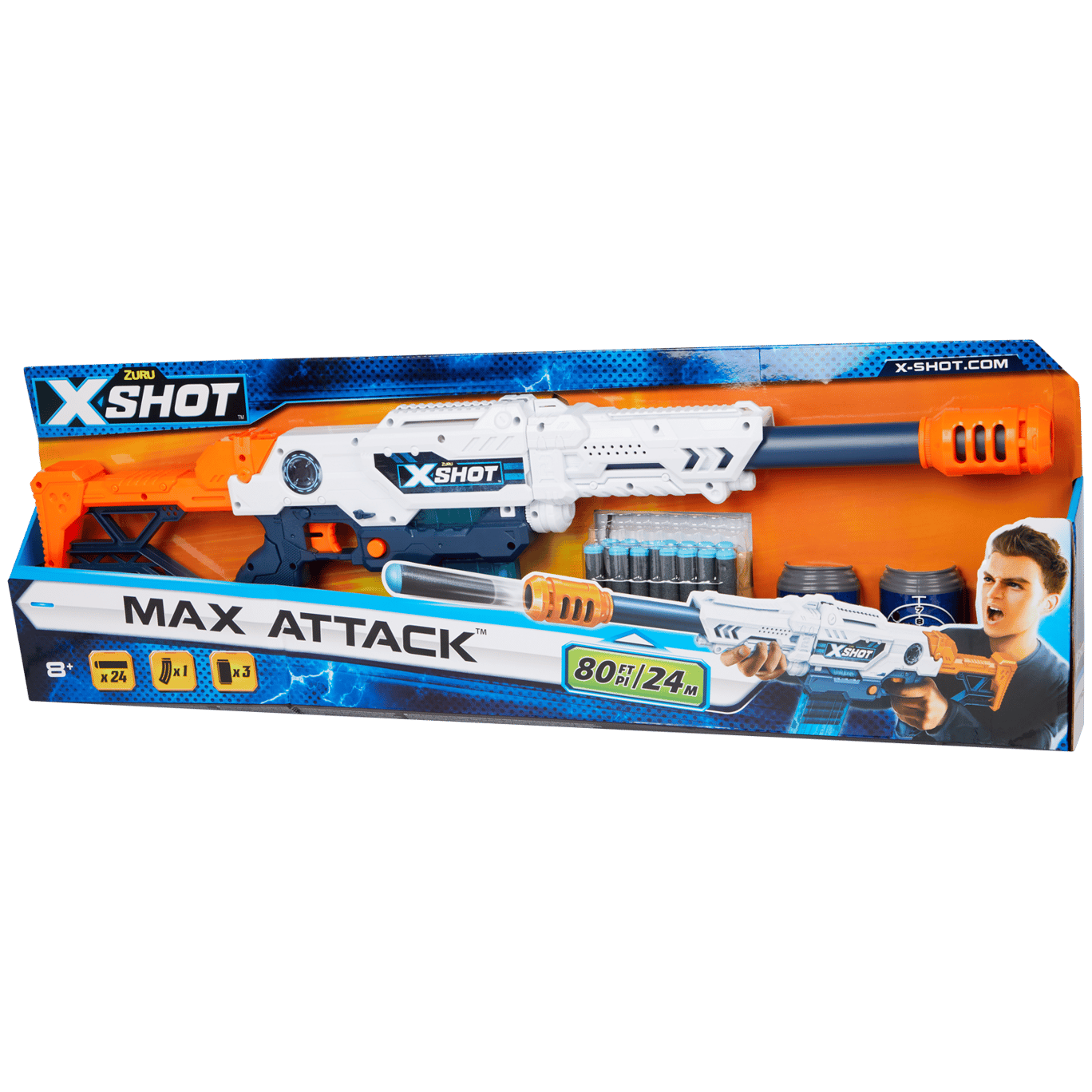 Permanent catalogus aantrekken Zuru X-shot dartgeweer Max Attack | Action.com