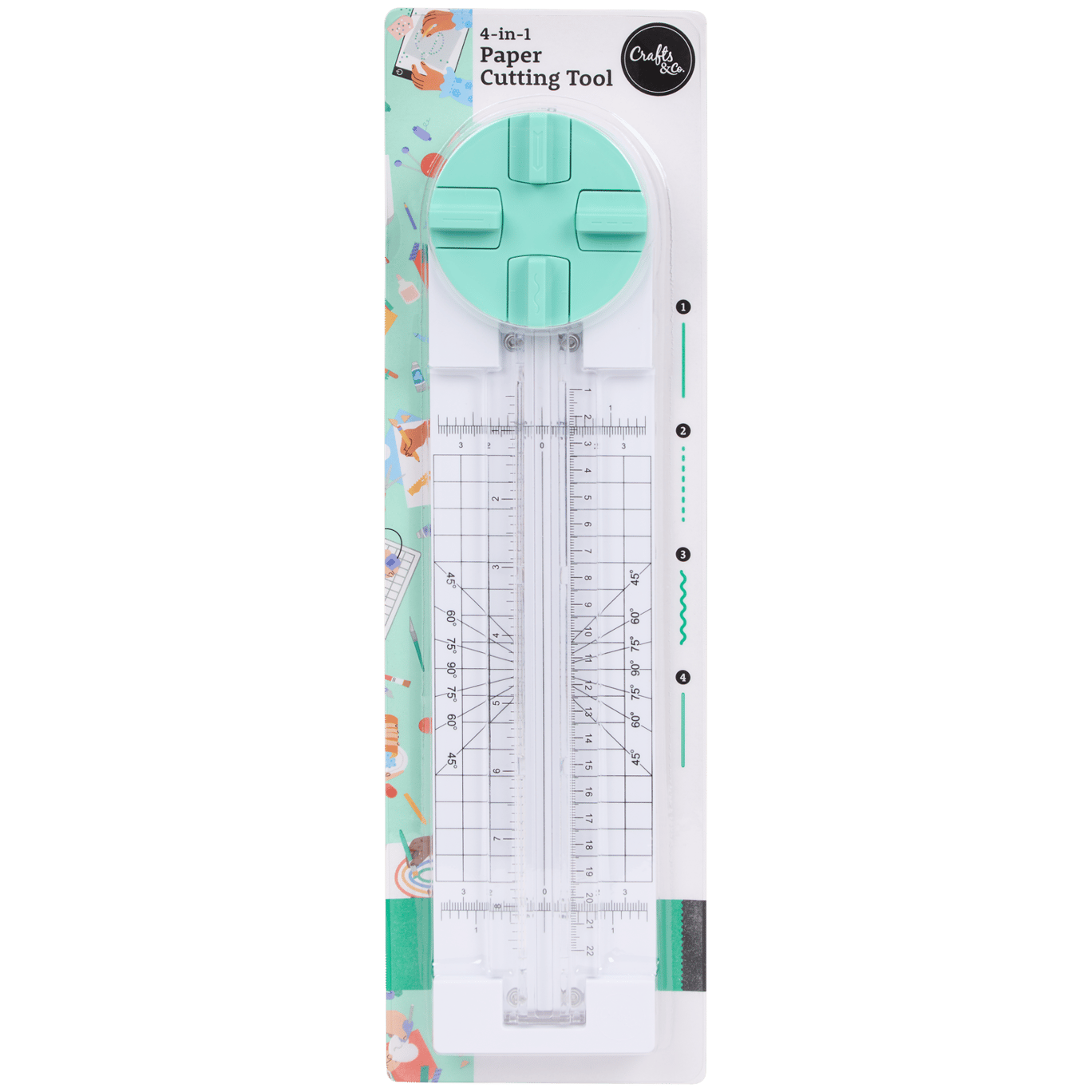 Herramienta para cortar papel Crafts & Co