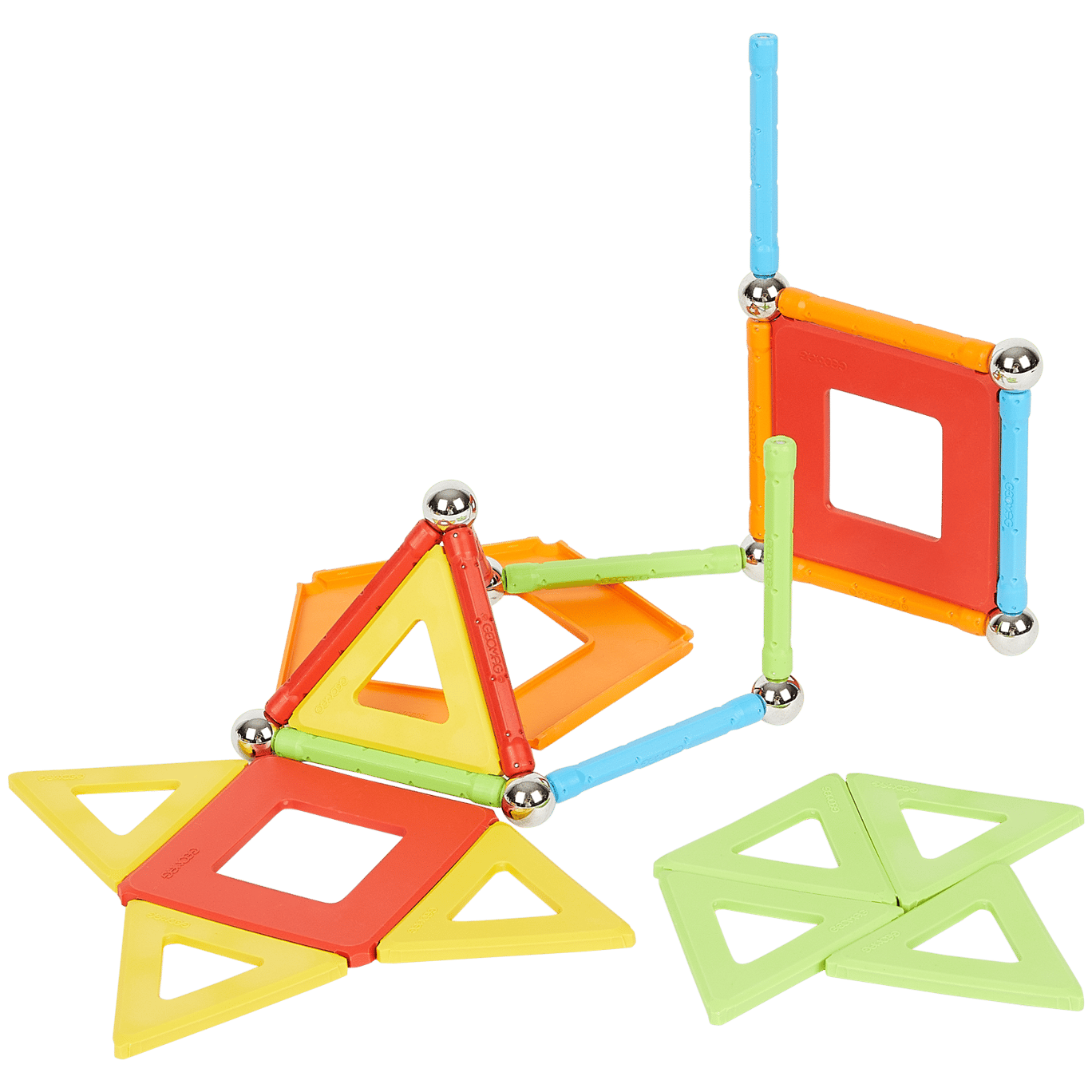 Gioco di costruzione magnetica Geomag Rainbow