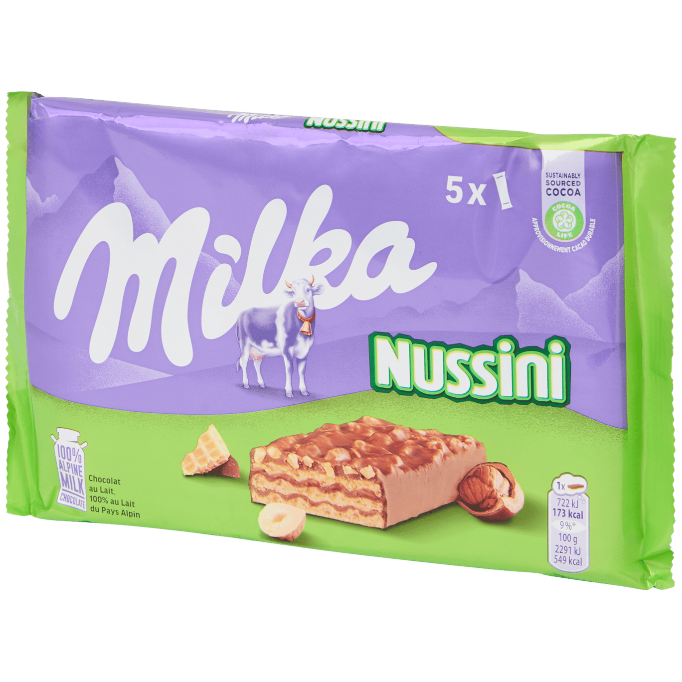 Wafelki Milka Nussini