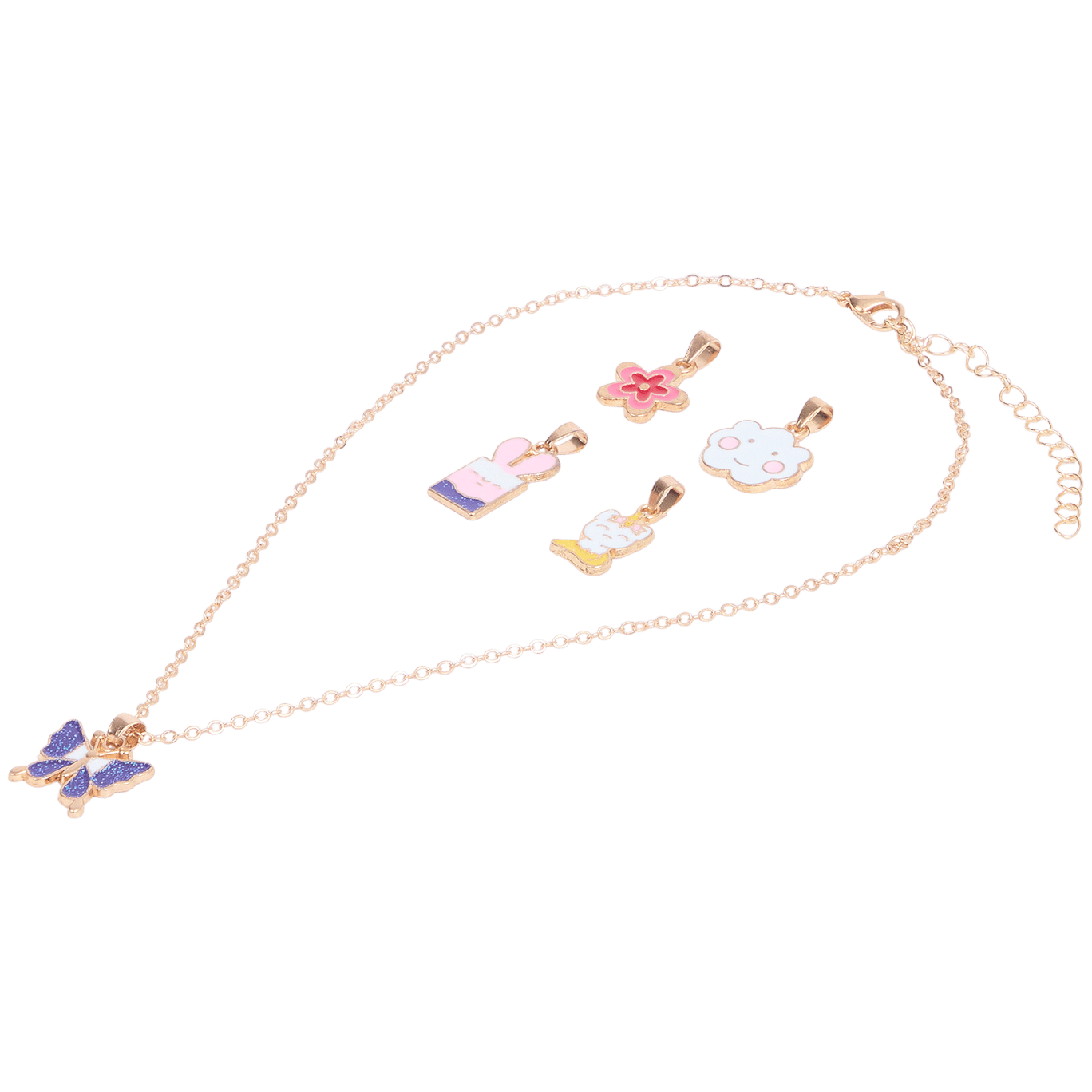 Collier pour enfant avec pendentifs interchangeables