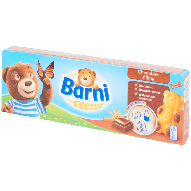 Misie z nadzieniem czekoladowym Barni