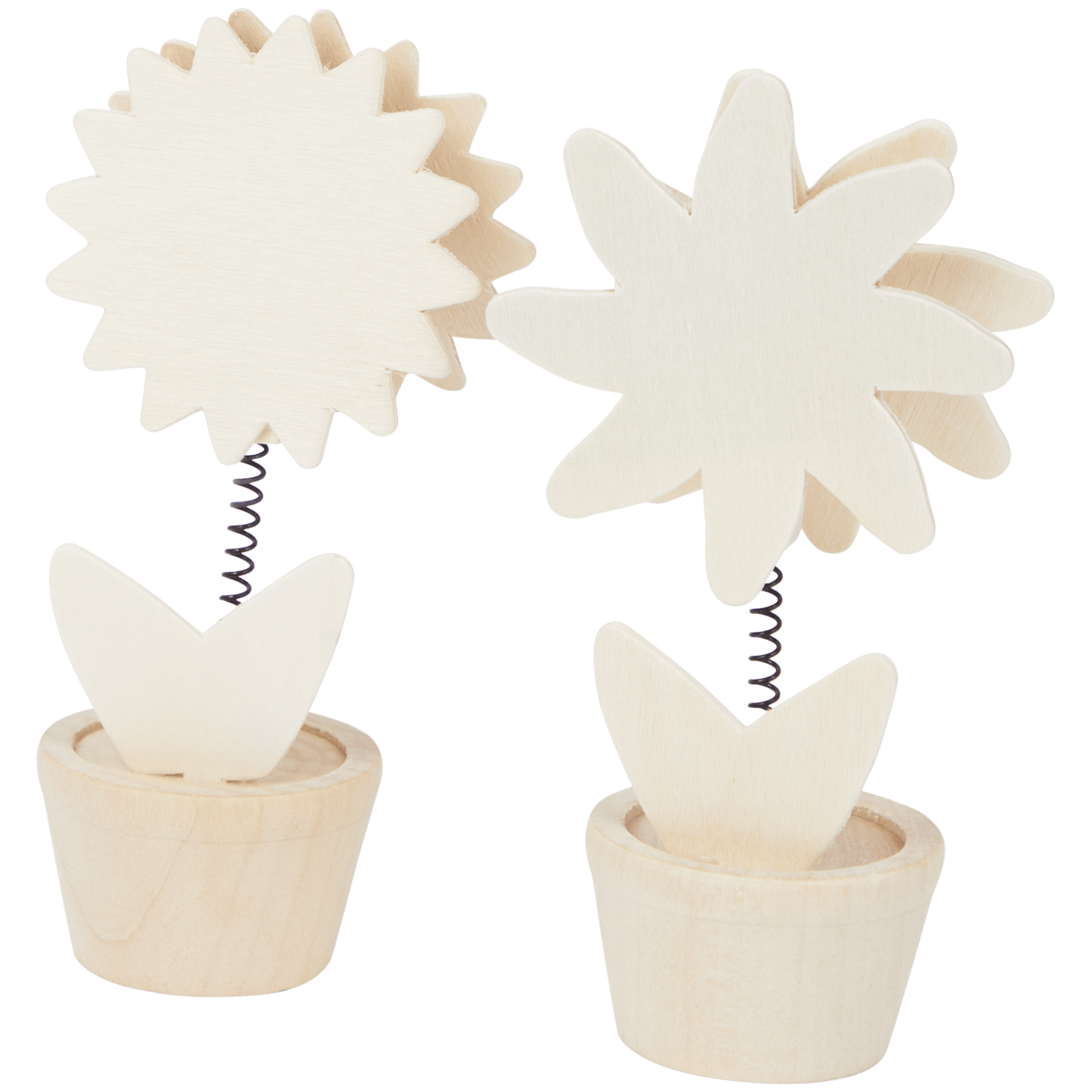 Clip con fiori in legno Hobby Flora