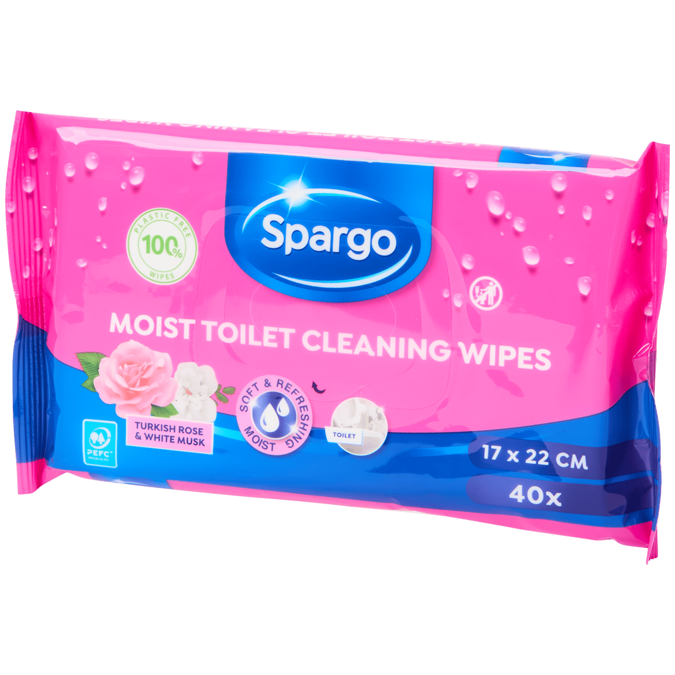 Lingettes pour les toilettes Spargo