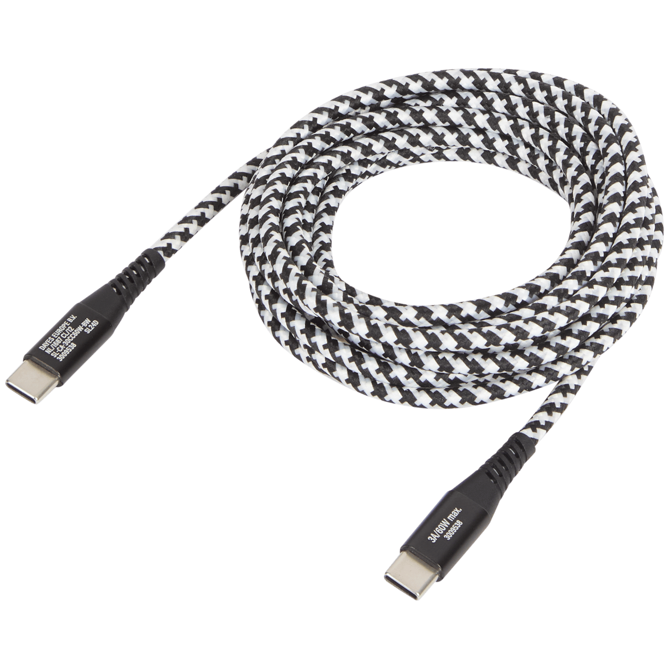 Nabíjecí a datový kabel Sologic USB-C na USB-C