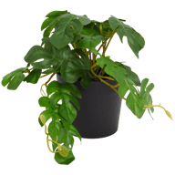 Planta artificial en maceta