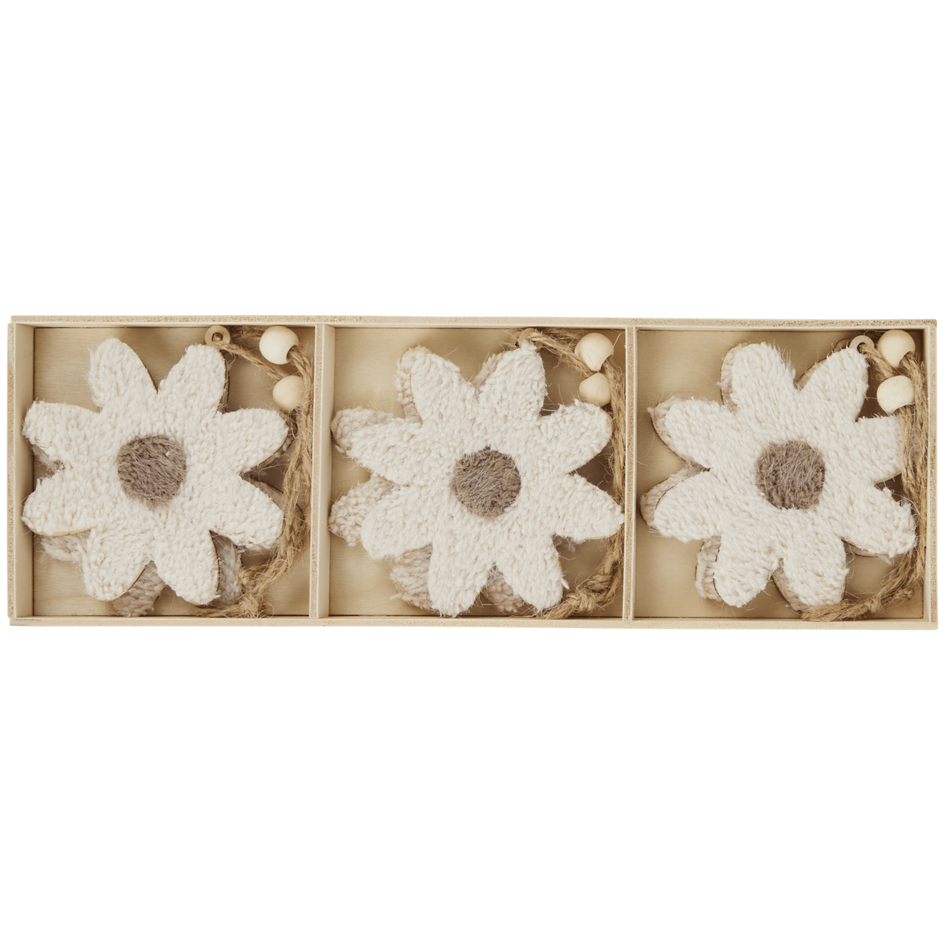 Pendentes de flores com revestimento aveludado e felpudo Home Accents