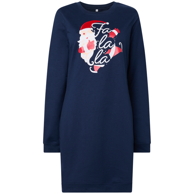 Kleid mit Weihnachtsprint