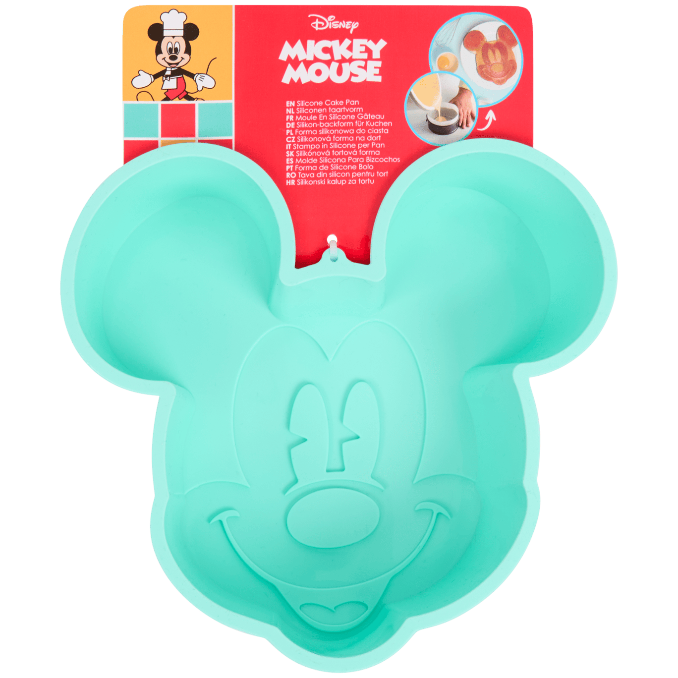 Forma de silicone para forno Disney