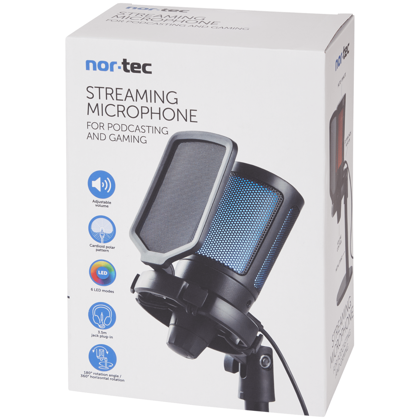 Microfone para streaming Nor-Tec
