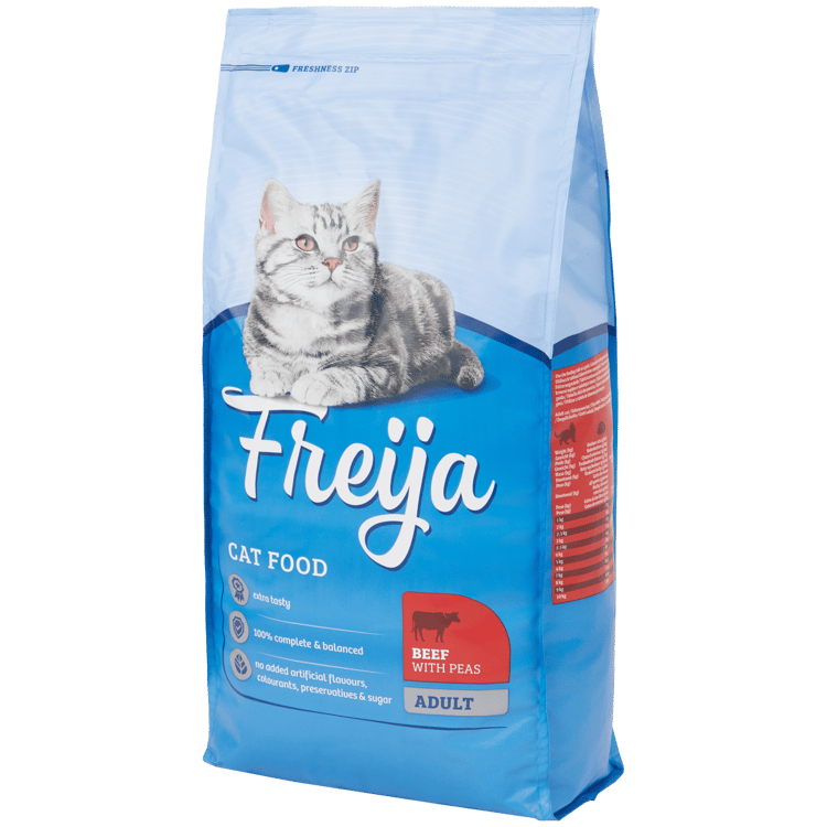 Comida seca para gatos Freija Ternera