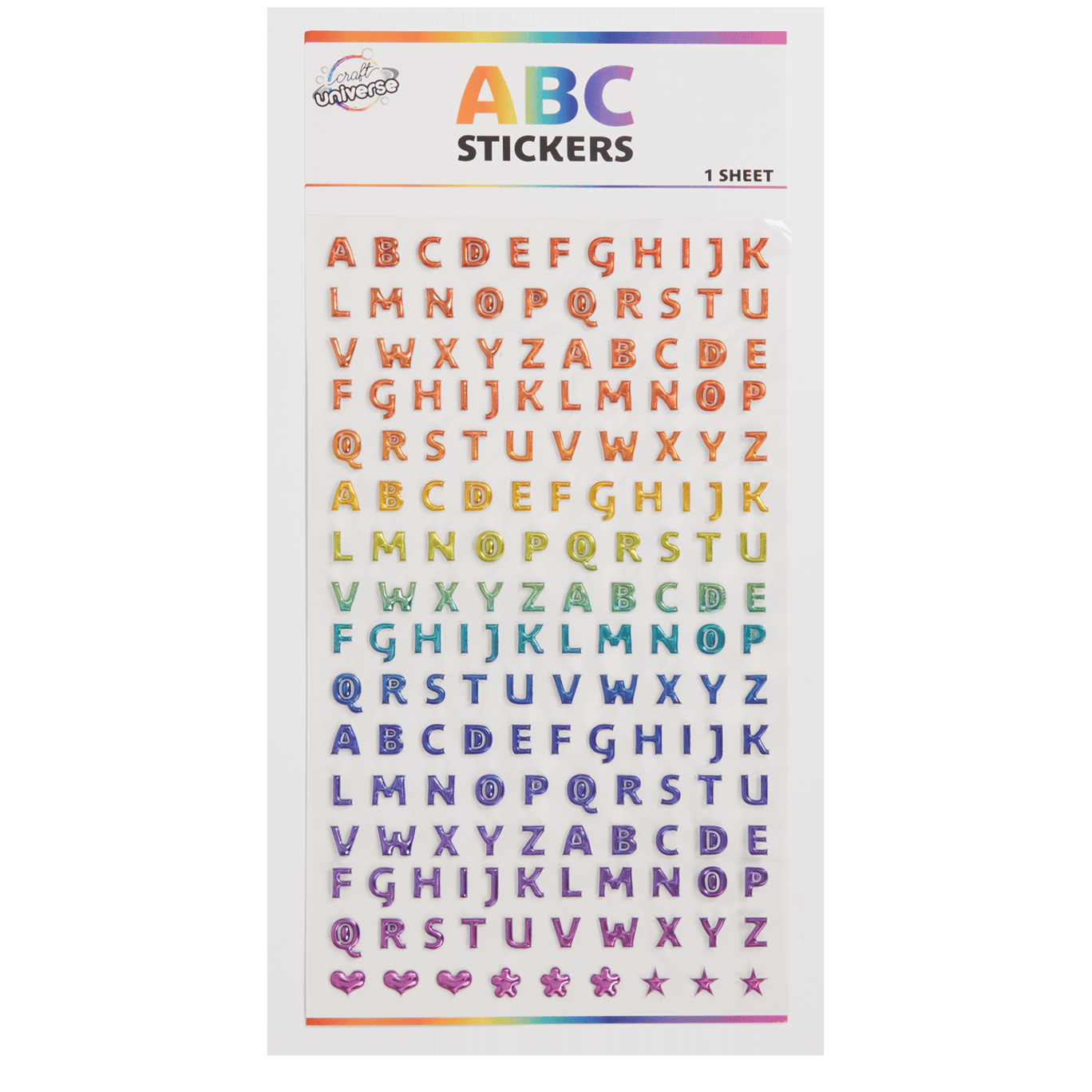 Craft Universe Mini-Buchstabensticker