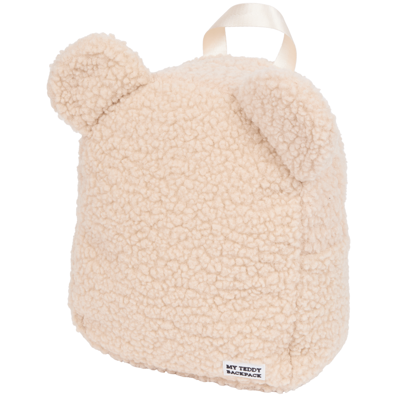 Sac à dos en tissu teddy