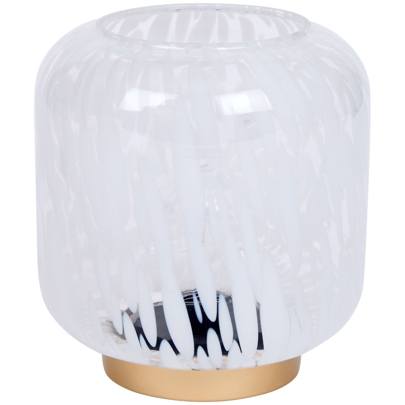 Lampe de table en verre