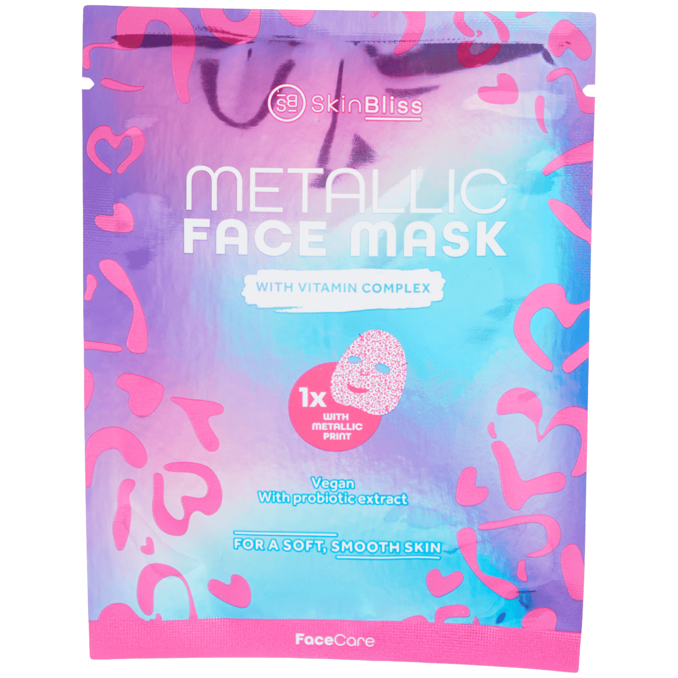 Mascarilla facial Skin Bliss Metálica