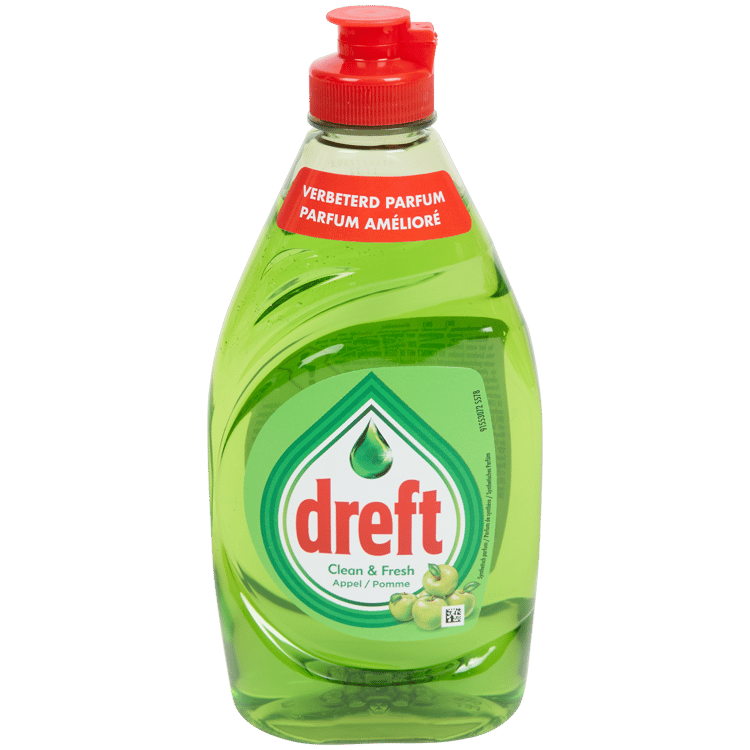 Liquide vaisselle Dreft Clean & Fresh Pomme