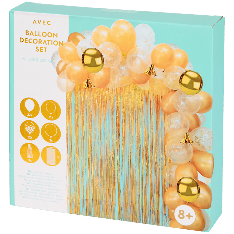 Set de decoración con globos Avec